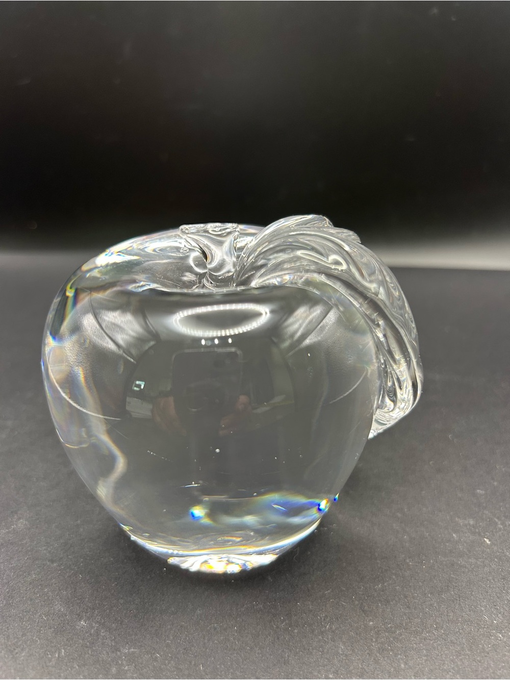 Vintage Paperweight Apple 3”